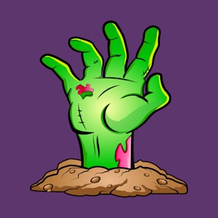 Green Zombie Hand T-Shirt