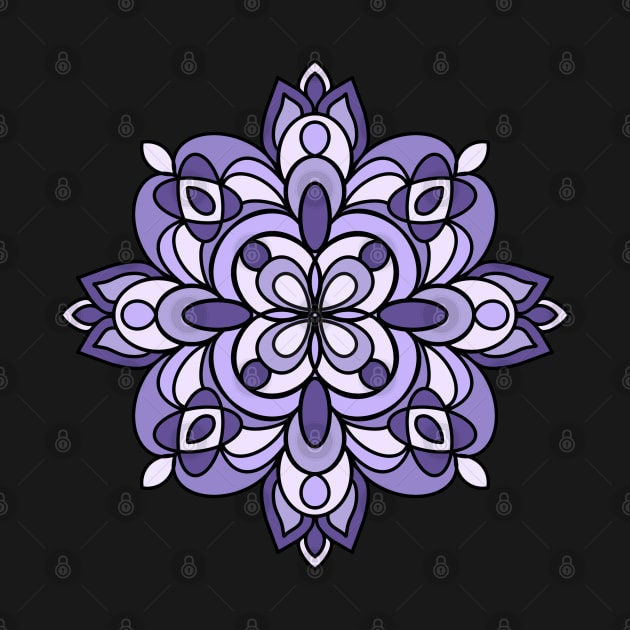 Purple Mandala by Treetop Designs