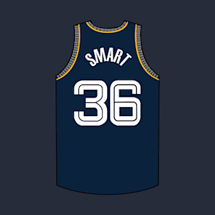 Marcus Smart Memphis Jersey Dark Blue Qiangy T-Shirt