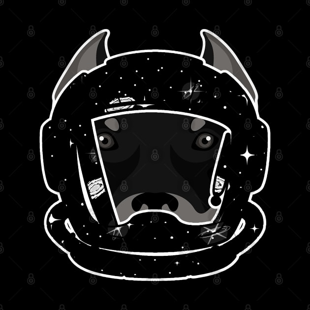 Astronaut Pitbull by FullOnNostalgia