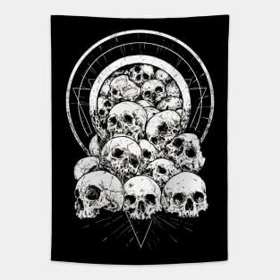 Skulls to the Throne of Skulls! Tapestry