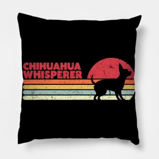 Chihuahua Whisperer Retro Vintage Pillow