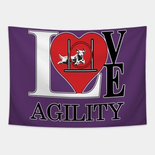 Dog Agility with a Golden Retriever - Agility Love Tapestry