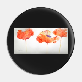 Poppy Trio Pin