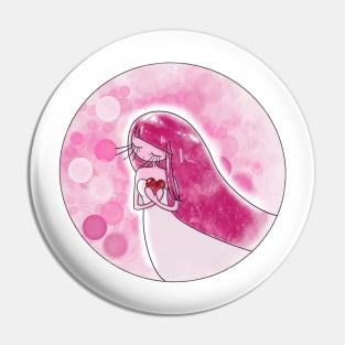 Lovely dreaming girl Pin