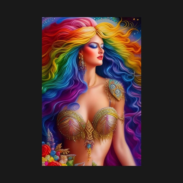 rainbow queen by FineArtworld7