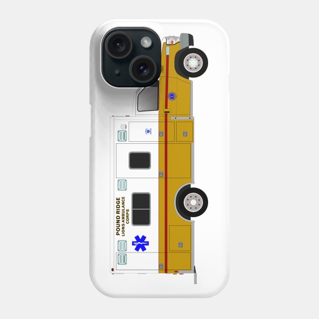 Pound Ridge Lions Ambulance Corps Phone Case by BassFishin