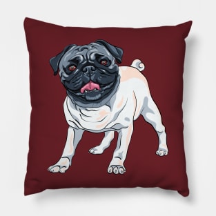 Copy of Black pug Dog Pillow