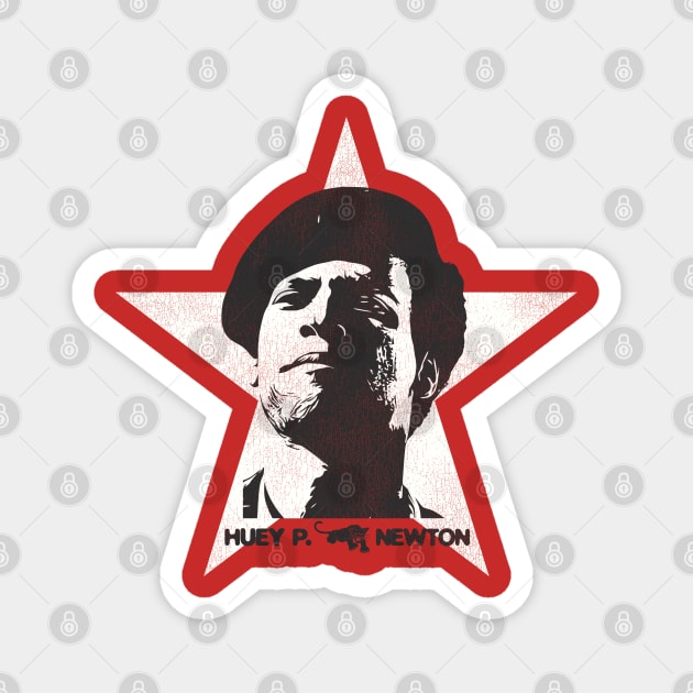 HUEY P NEWTON Magnet by darklordpug