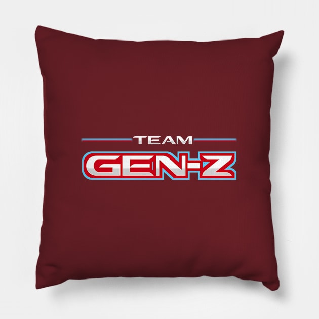 Team Gen Z Pillow by The Douglas Canvas