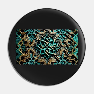 Artistic Celtic Design Pattern Pin