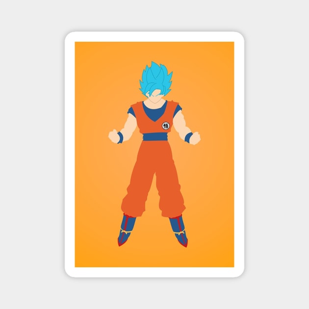 Super Saiyan Blue Goku Magnet by ArgentavisGames