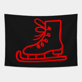 Red Skate Tapestry