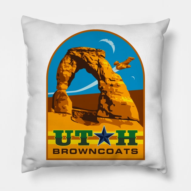 Utah Browncoat Arches Pillow by utahbrowncoats