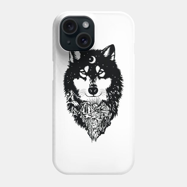 Wolf Mandala Phone Case by Madelyn_Frere