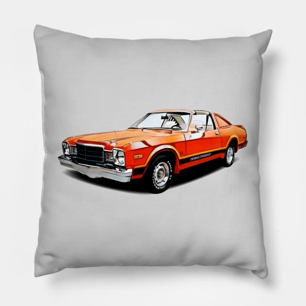 Plymouth Volare Road Runner Pillow by CarTeeExclusives