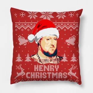 King Henry 8 Christmas Pillow