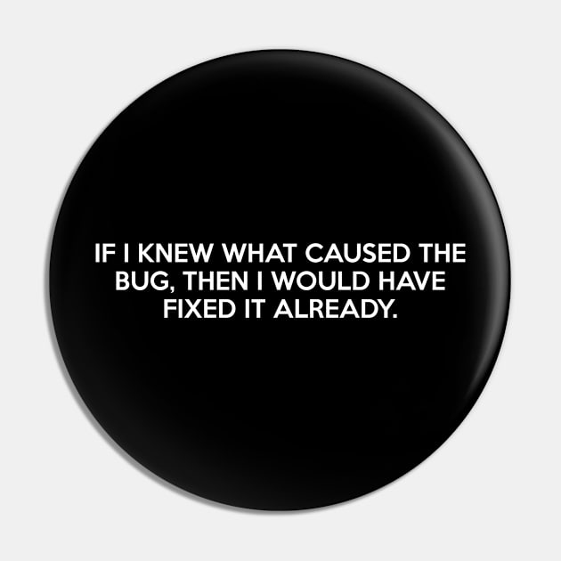 Bug Programmer Pin by Avanteer