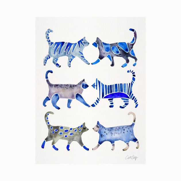 Blue Cat Collection by CatCoq