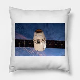 SpaceX Dragon capsule at the ISS, 2014 (C022/8058) Pillow