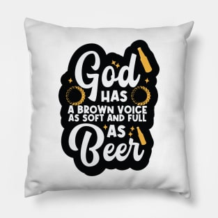 A Brown Voice Pillow