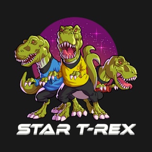 Star T-Rex Funny Dino T-Rex Tyrannosaurus T-Shirt