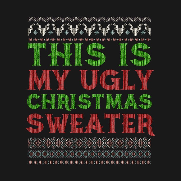 Funny Christmas Ugly Christmas Sweater Holiday Gifts by thuden1738