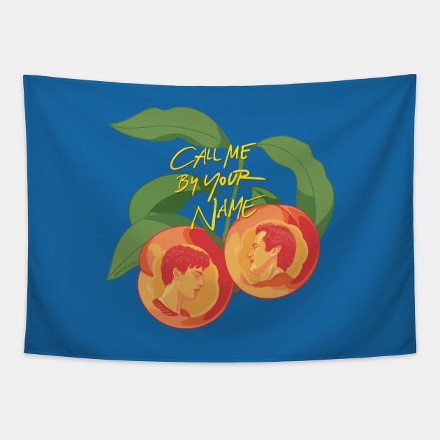 CMBYN Peaches Tapestry by RafaDiaz