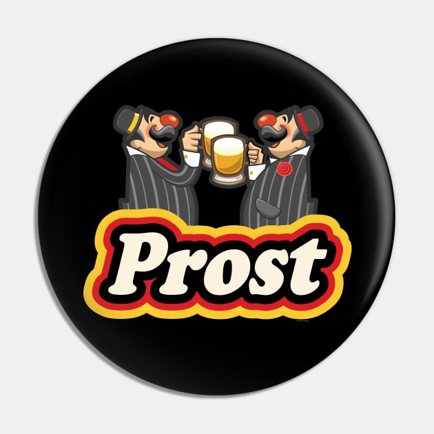 PROST T-SHIRT Pin by CartoonCapo