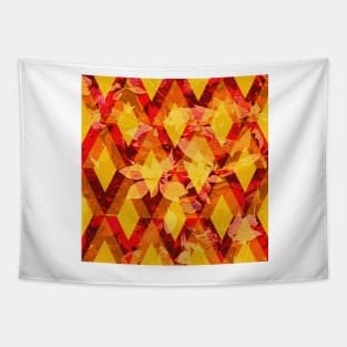 Leaves on Lattice Tapestry