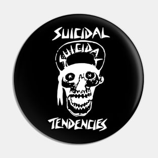 Skull Suicidal Tendencies Pin