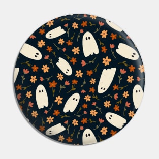 Floral Ghost Pin