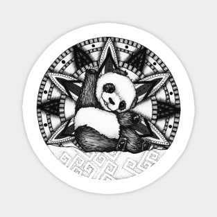 Panda Mandala Magnet