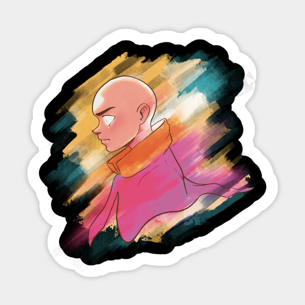 picture Artwork Aang Avatar State teepublic