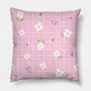 Cute Flower Design Pattern Pillow