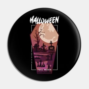 Halloween - day of the dead - full moon Pin