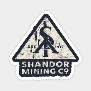 Shandor Mining Co. (Cream) Magnet