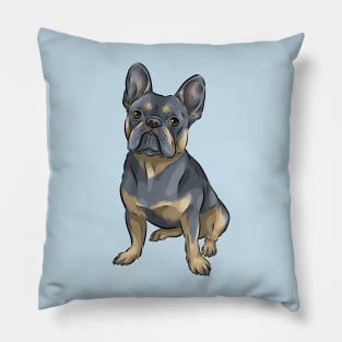 French Bulldog | Blue and Tan | Dilute Pillow