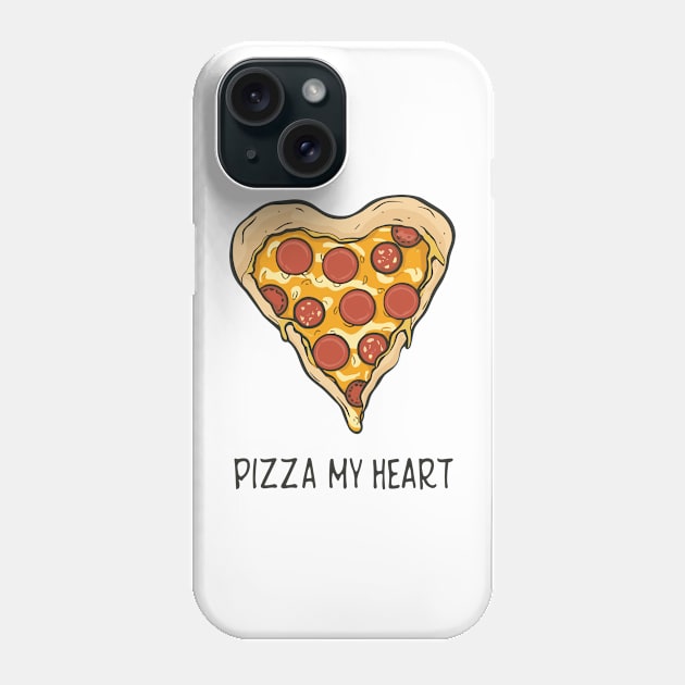 Pizza My Heart Phone Case by Art-Jiyuu