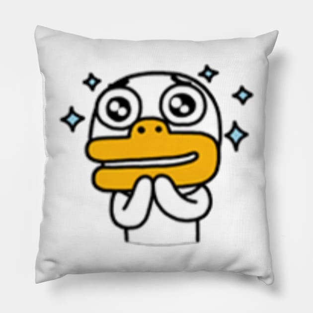 KakaoTalk Friends Tube (Happy) Pillow by icdeadpixels