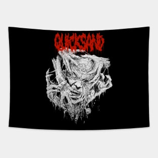 Creeping Skull Quicksand Tapestry