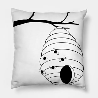 Bee My Honey Sketch Pillow