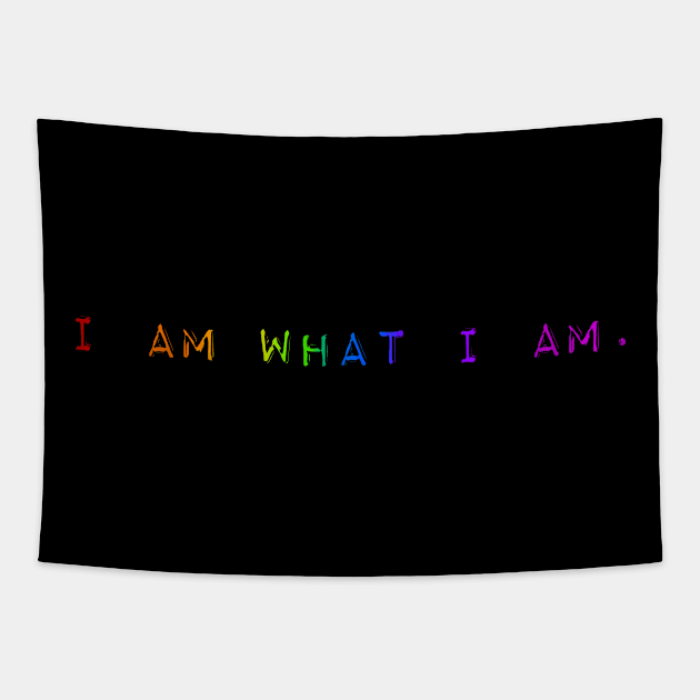 I am what I am. Tapestry by Pickle-Lily