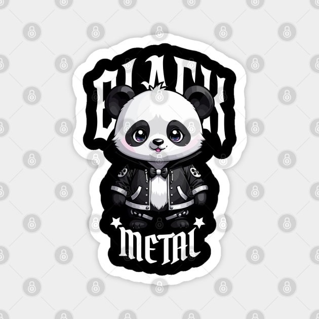 BLACK METAL Magnet by vibrain