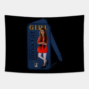 Innocent girl Tapestry