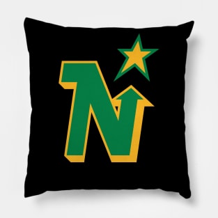 Classic Minnesota North Stars Hockey Pillow