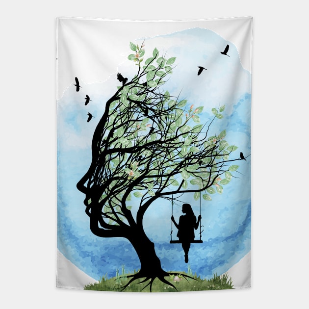 Magic of Spring Illusion Tapestry by WildScience