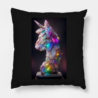 Unicorn crystal art Pillow