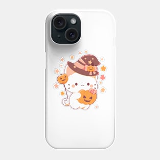 Cute trick or treat kitten Phone Case