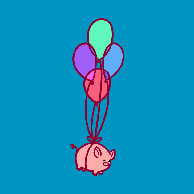 Balloon Piggy by saradaboru